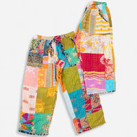 Thumbnail for Reversible Kantha Pants: L/XL