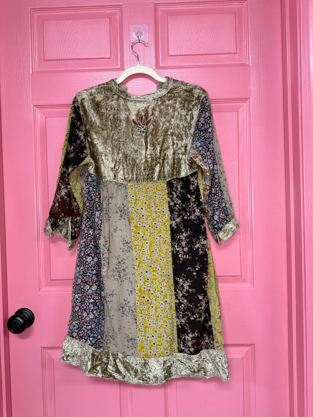 Chic Bohemian Stone-Washed Babydoll Dress | Young Threads
