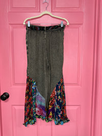 Thumbnail for Boho Overdyed Rayon Bellbottom Pants | Young Threads