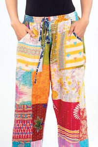 Thumbnail for Reversible Kantha Pants: L/XL
