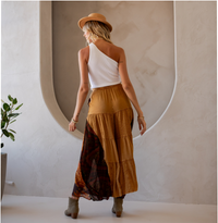 Thumbnail for Rustic Bohemian: Side Paneled Patchwork Pants | Young Threads