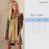 Thumbnail for Chic Bohemian Stone-Washed Babydoll Dress | Young Threads